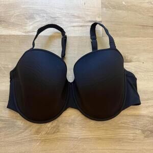 ThirdLove 40E Classic T-Shirt Bra Black Women's‎ Size 40E